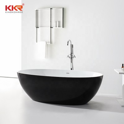 2020 new arrivals KKR stone bathtub B003 luxury design stand alone bathtubs