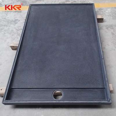 Artificial stone resin cupc bathroom acrylic shower pan shower base shower tray base de chuveiro